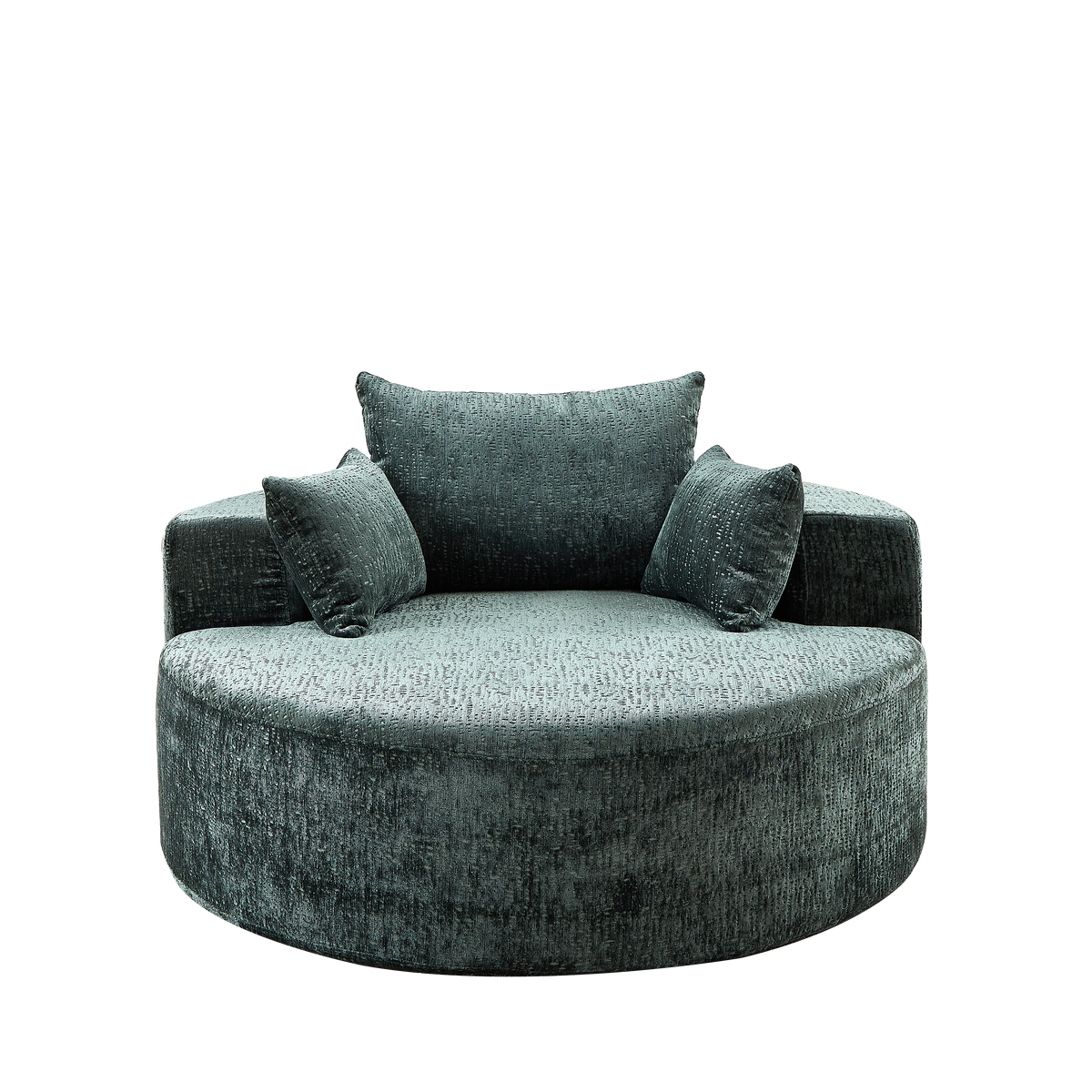 55''L Chenille Sponge single sofa,No Assembly Required,Fluffy Modern Sleeper Chair for Living room, Bedroom, Lounge and Projection Room(Not a swivel chair.) W834P221025-djyc