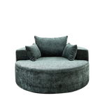 55''L Chenille Sponge single sofa,No Assembly Required,Fluffy Modern Sleeper Chair for Living room, Bedroom, Lounge and Projection Room(Not a swivel chair.) W834P221025-djyc