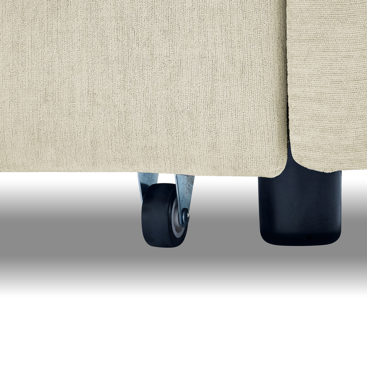 Loveseats Sofa Bed with Pull-out Bed,Adjsutable Back and Two Arm Pocket,Beige (54.5"x33"x31.5") W48766863-djyc