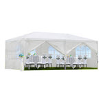 10x20' Wedding Party Canopy Tent Outdoor Gazebo with 6 RemovableSidewalls W1205P153097-djyc