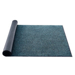 Front Door Mat, 6 x 4 ft Commercial Floor Mat for Indoor and Outdoor, Industrial Entrance Carpet with PVC Backing, Heavy Duty Washable Entry Rug for Hallway, Kitchen, Balcony, Garage, Slate Blue-T3342P478097