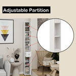 Tall Slim Bathroom Storage Cabinet, 71" Freestanding Bathroom Cabinet with 1 Drawer, 2 Doors and 4 Adjustable Shelves-White W282P154459-djyc