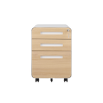 3 Drawer Mobile File Cabinet Under Desk Office,Simple Style Versatile Storage Cabinet for Legal/Letter/A4 Files, 5 Wheel Design Anti-Tilting Cold Rolled Steel Waterproof Moisture-Proof Black W1247P145906-djyc