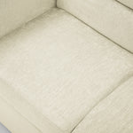 Loveseats Sofa Bed with Pull-out Bed,Adjsutable Back and Two Arm Pocket,Beige (54.5"x33"x31.5") W48766863-djyc