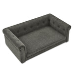Elegant Rectangle Pet Bed for Medium and Large Dogs, Durable Elevated Dog Sofa Bed, Comfortable Dog Couch, Modern and Stylish Dog Sofa for Large Dogs,Dark grey W487P189544-djyc