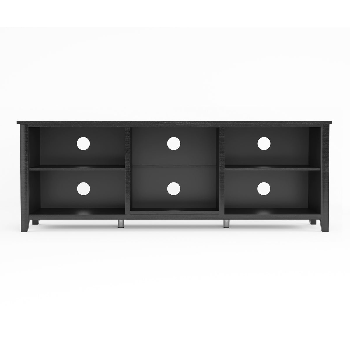 TV Stand Storage Media Console Entertainment Center,Tradition Black W88137231-djyc