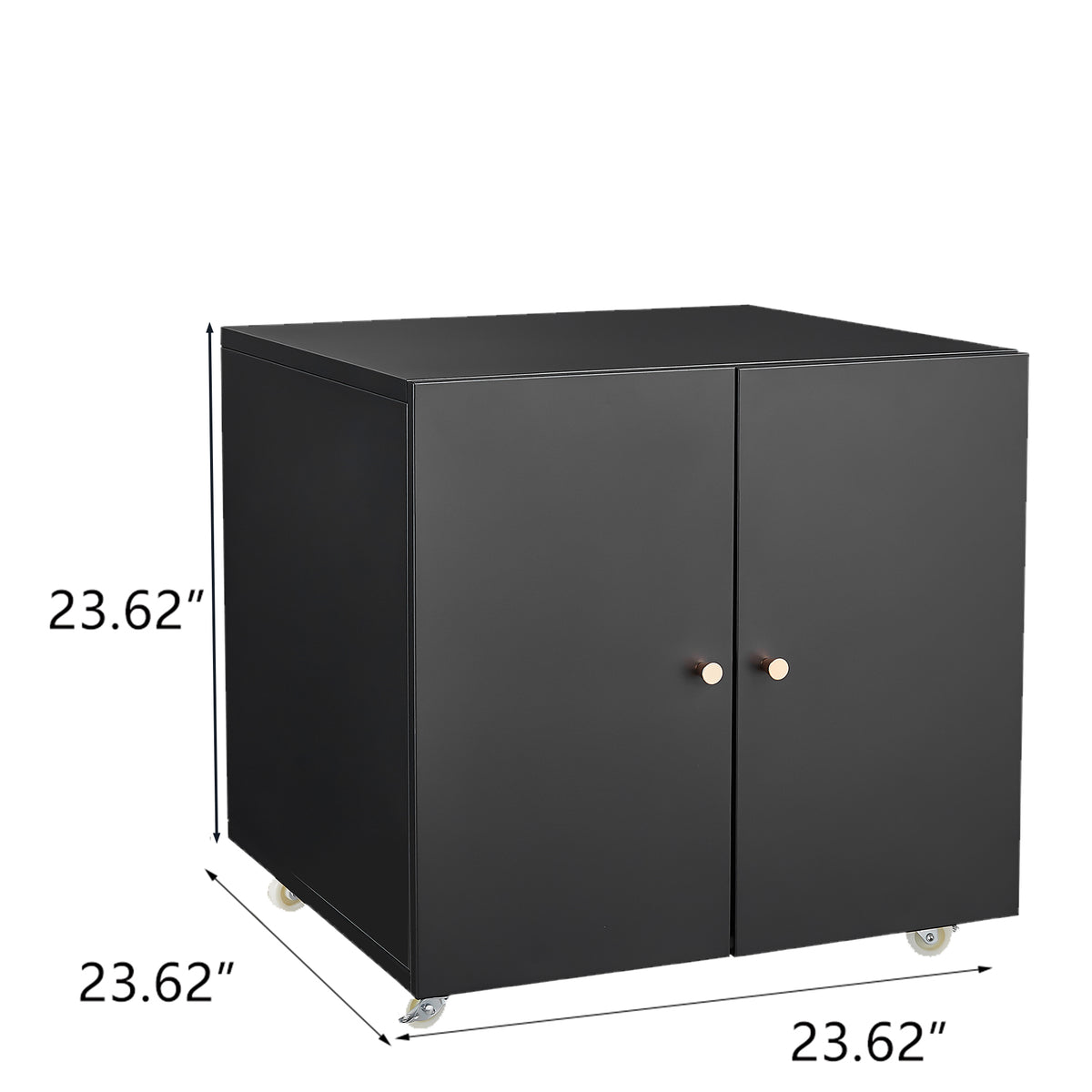 Office furniture Copier Cabinet black 2 door steel copier stand mobile pedestal file Printer Stand W1247131617-djyc
