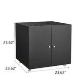 Office furniture Copier Cabinet black 2 door steel copier stand mobile pedestal file Printer Stand W1247131617-djyc