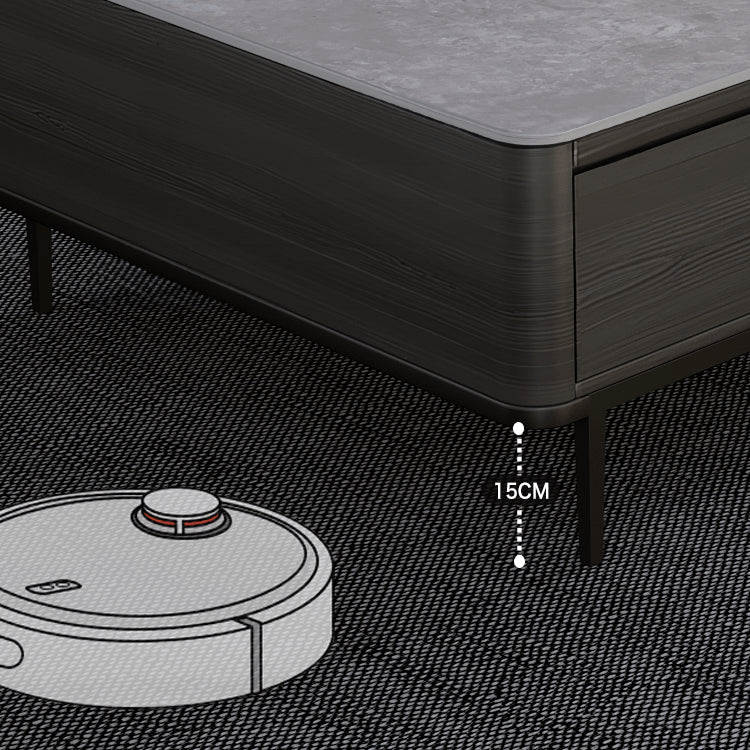 Stylish Tea Table with COLOR Sintered Stone & Pine Multi-Layer Board faml-303