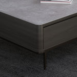 Stylish TV Cabinet with Durable Sintered Stone and Pine Multi-Layer Board Finish faml-304