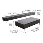 Stylish TV Cabinet with Durable Sintered Stone and Pine Multi-Layer Board Finish faml-304