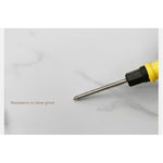 Stylish White Glossy Tea Table with Matte Grey Marble Top and Durable Plywood & Metal Frame faml-701