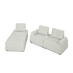 L-Shape Modular Sectional Sofa, DIY Combination, Chenille W487S00185-djyc