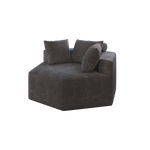 54''L Chenille Sponge single sofa,No Assembly Required,Fluffy Modern Sleeper Chair for Living room, Bedroom, Lounge and Projection Room W834P221043-djyc