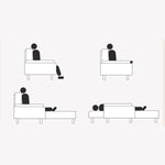 Luxurious Beige Leathaire Sofa - Ultimate Comfort and Style for Your Living Room fbby-1395