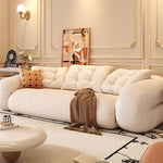 Stylish Cotton Beige Figure Sofa – Perfect Blend of Comfort and Elegance fbby-1402