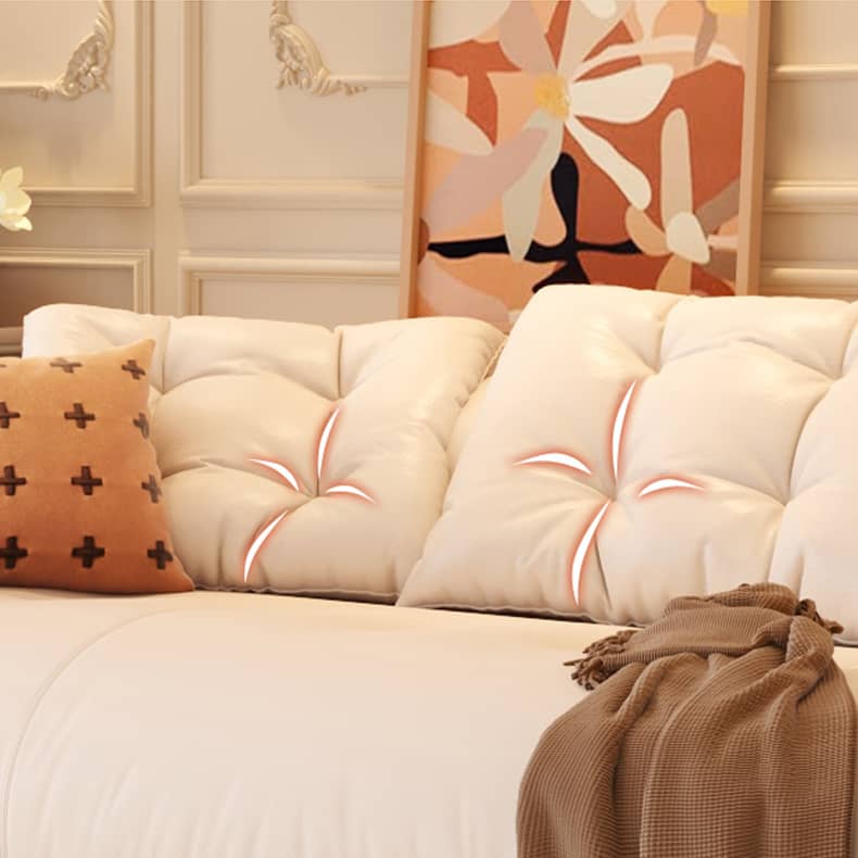 Stylish Cotton Beige Figure Sofa – Perfect Blend of Comfort and Elegance fbby-1402