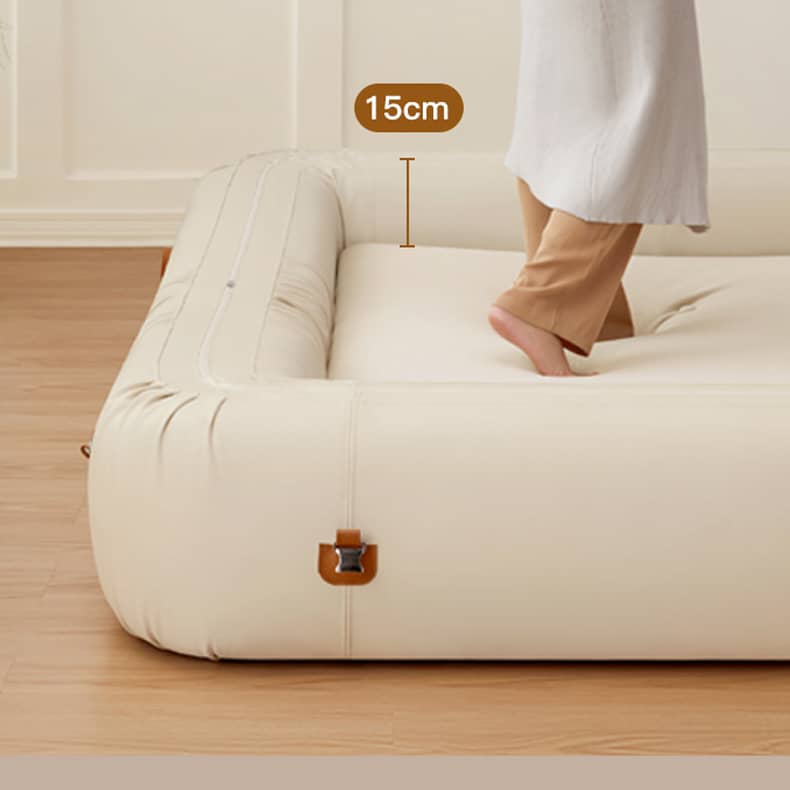 Stylish Cotton Beige Figure Sofa – Perfect Blend of Comfort and Elegance fbby-1402