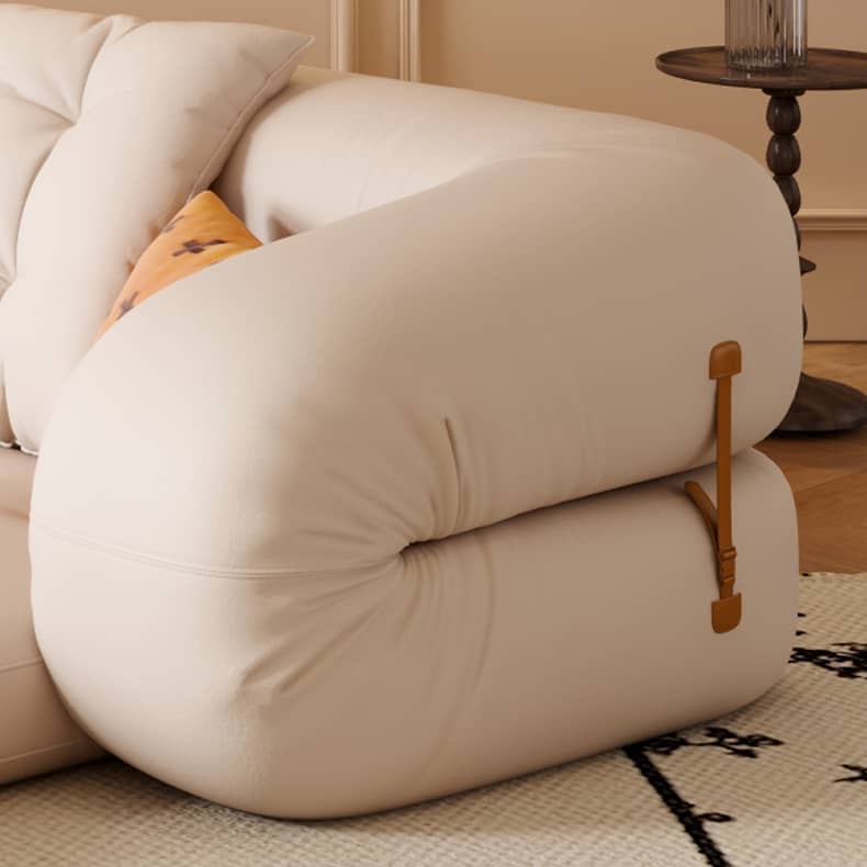 Stylish Cotton Beige Figure Sofa – Perfect Blend of Comfort and Elegance fbby-1402