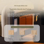 Elegant Ash Wood Pine Sofa with Unique Curved Design and Plush Cushions - Perfect for Modern Living Spaces fbgym-4749