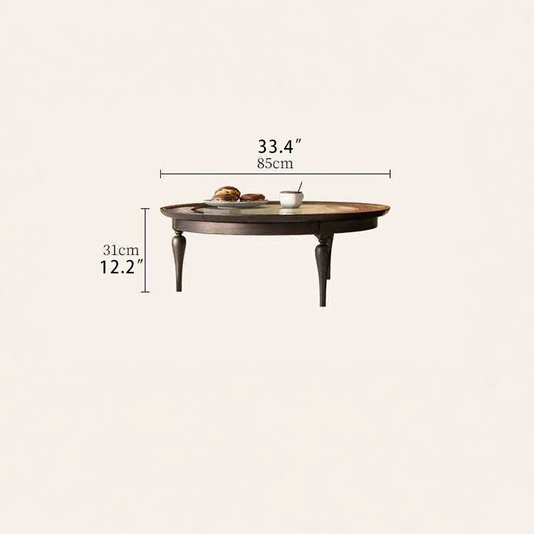 Elegant Ash Wood and Glass Coffee Table Set – Modern Living Room Centerpieces fbgym-4750
