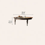 Elegant Ash Wood and Glass Coffee Table Set – Modern Living Room Centerpieces fbgym-4750