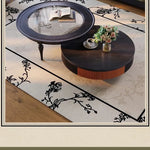 Elegant Ash Wood and Glass Coffee Table Set – Modern Living Room Centerpieces fbgym-4750