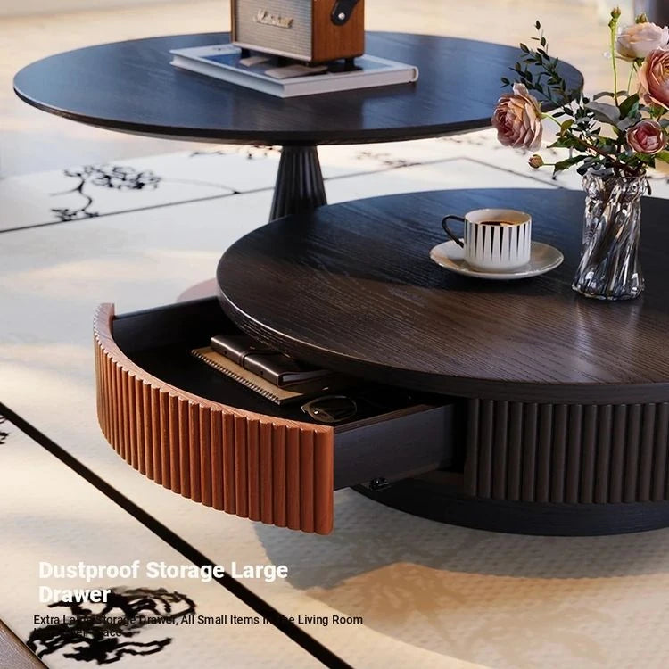 Stylish Ash Wood and Stainless Steel Coffee Table - Modern Home Décor Accent Piece fbgym-4751