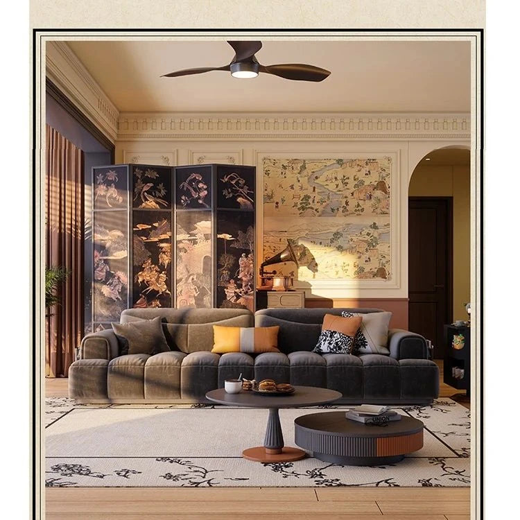 Stylish Ash Wood and Stainless Steel Coffee Table - Modern Home Décor Accent Piece fbgym-4751