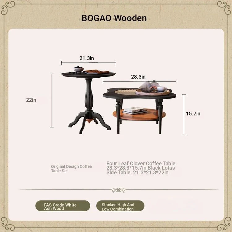 Stylish Ash Wood and Glass Coffee Table with Rounded Corners – Perfect for Modern Living Spaces fbgym-4752