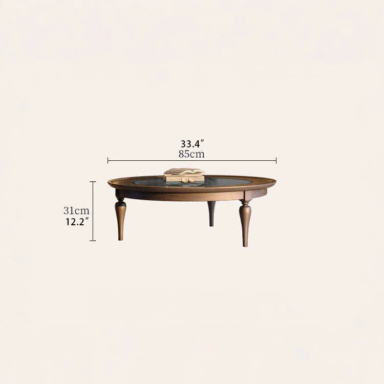 Elegant Ash Wood and Glass Coffee Table - Timeless Design for Modern Living Rooms fbgym-4753