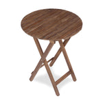 3-Piece Acacia Wood Bistro Set, Wooden Folding Patio Furniture for Garden Backyard Balcony Porch w/ 1 Coffee Table and 2 Foldable Chairs, Natural Stained W2640P209682-djyc