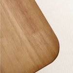 Elegant Natural Black Rubber Wood Tea Table for Modern Living Rooms fcp-1279