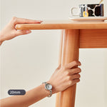 Stylish Natural Cherry Wood Dining Table | Premium Quality & Elegant Design fcp-1296