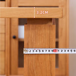 Stunning Natural Cherry Wood Table – Elegant & Timeless Design fcp-1302