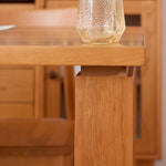 Stunning Natural Cherry Wood Table – Elegant & Timeless Design fcp-1302