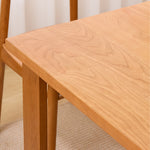 Exquisite Chocolate Cherry Wood Dining Chair – Stylish Comfort with Timeless Elegance fcp-1303