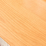 Elegant Natural Cherry Wood Cabinet with Sleek Stainless Steel Accents fcp-1314