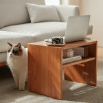 Exquisite Natural Cherry Wood Tea Table – Timeless Elegance for Your Home Decor fcp-1318