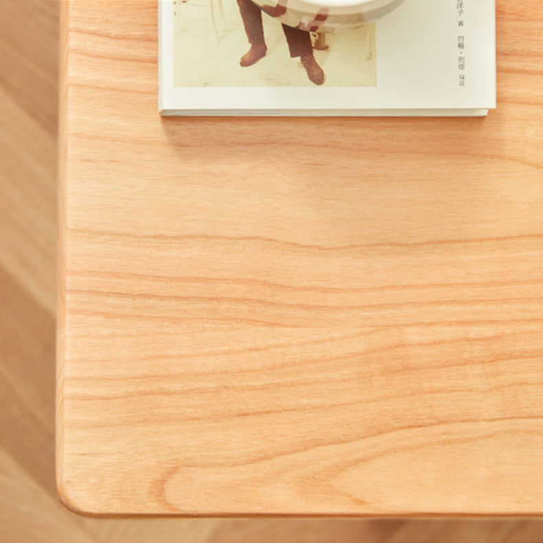 Exquisite Natural Cherry Wood Tea Table – Timeless Elegance for Your Home Decor fcp-1318