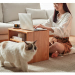 Exquisite Natural Cherry Wood Tea Table – Timeless Elegance for Your Home Decor fcp-1318