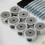 Luxury Bed Frame in Natural Cherry and Zelkova Wood - Elegant and Durable Design for Your Bedroom fcp-1324