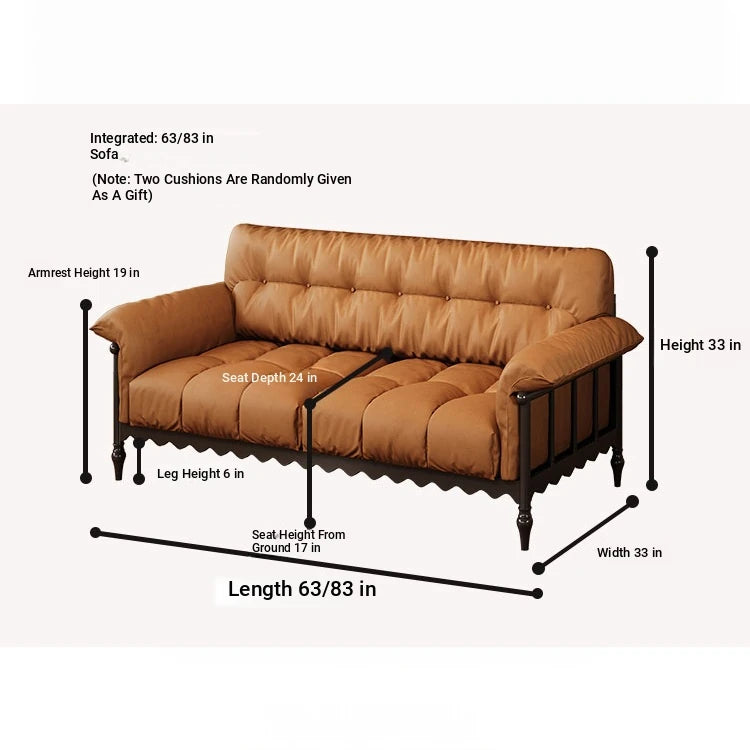 Stylish Cowhide Leather Sofa with Ash Wood Frame – Perfect for Modern Living Rooms fcr-4815