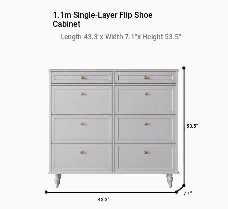 Elegant Black Multi-Layer Board Cabinet with Stylish Drawers for Modern Home Storage fcr-4817