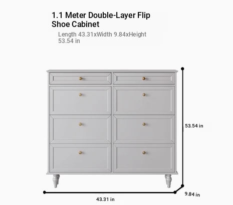 Elegant Black Multi-Layer Board Cabinet with Stylish Drawers for Modern Home Storage fcr-4817