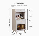 Elegant Multi-Layer Board Glass Cabinet - Stylish Storage Solution for Every Room fcr-4820