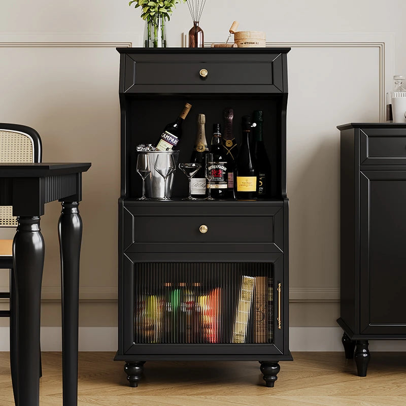 Elegant Multi-Layer Board Glass Cabinet - Stylish Storage Solution for Every Room fcr-4820