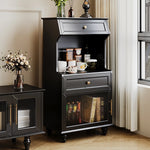 Elegant Multi-Layer Board Glass Cabinet - Stylish Storage Solution for Every Room fcr-4820