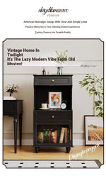 Elegant Multi-Layer Board Glass Cabinet - Stylish Storage Solution for Every Room fcr-4820