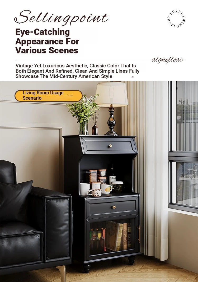 Elegant Multi-Layer Board Glass Cabinet - Stylish Storage Solution for Every Room fcr-4820